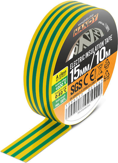 Alista Home Bandă De Izolare 15mm x 10m 5 Bucăți Galbenă