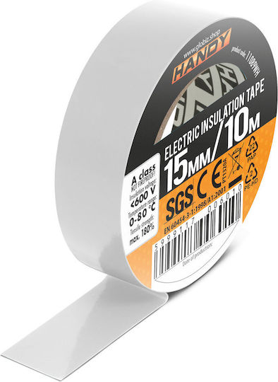 Alista Home Bandă De Izolare 15mm x 10m 5 Bucăți Albă