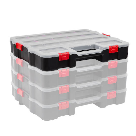 Alista Home Кутия за инструменти Прозрачна 37.3x47x8см