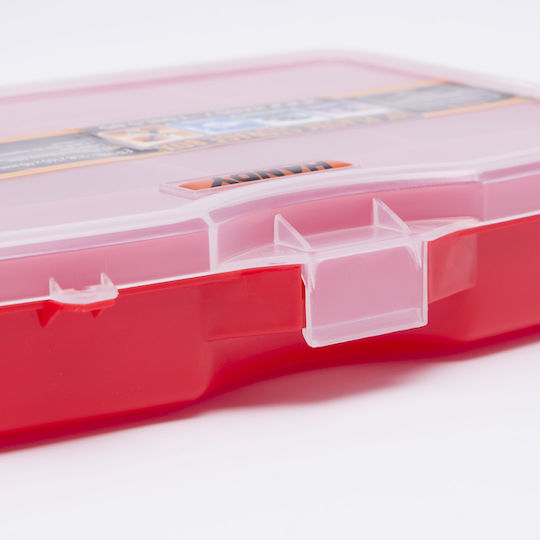 Alista Home Organizator pentru compartimente de scule 12 compartimente Transparent 25.8x16x4cm
