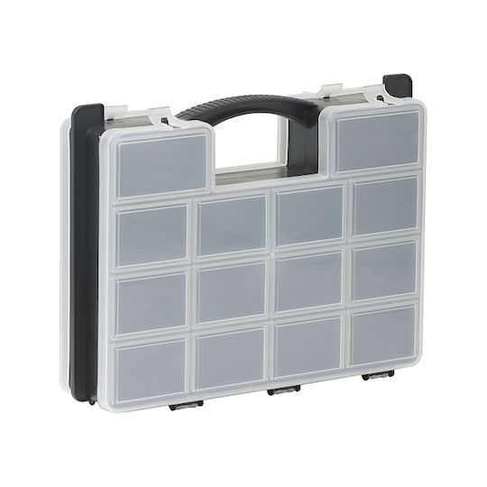 Alista Home Organizator pentru compartimente de scule 23 de poziții Transparent 29x23x7cm