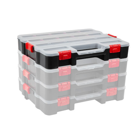 Alista Home Werkzeugkoffer-Organisatoren Transparent 27x33x6cm