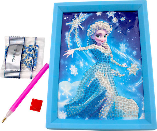 Frozen Diamantmalerei Rahmen 13x18cm Pailletten 17pxd83