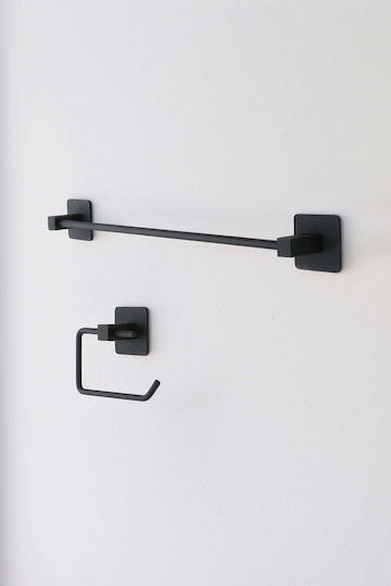 SteweHome Black Metallic Paper Holder