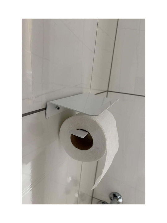SteweHome Χαρτοθήκη Μεταλλική Λευκή 5210357162831
