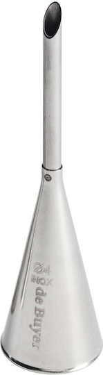 De Buyer Metallische Spritzbeutel Düse 3 Stück