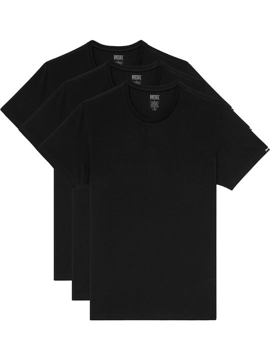 Мъжки Тениски Къс Ръкав в Черен Цвят 3Pack