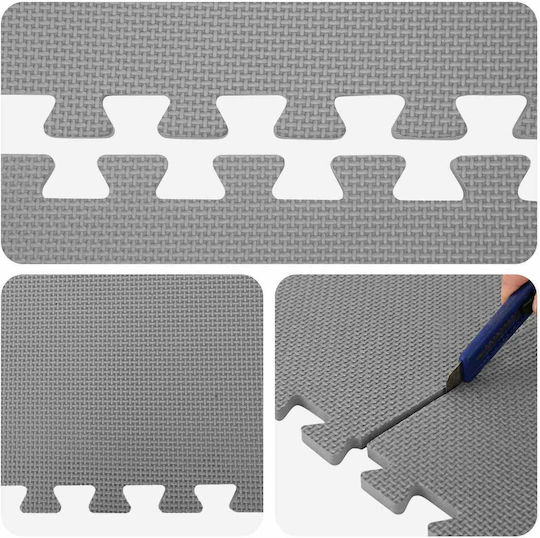vidaXL Pool Accessories 60x60x1 cm Grey