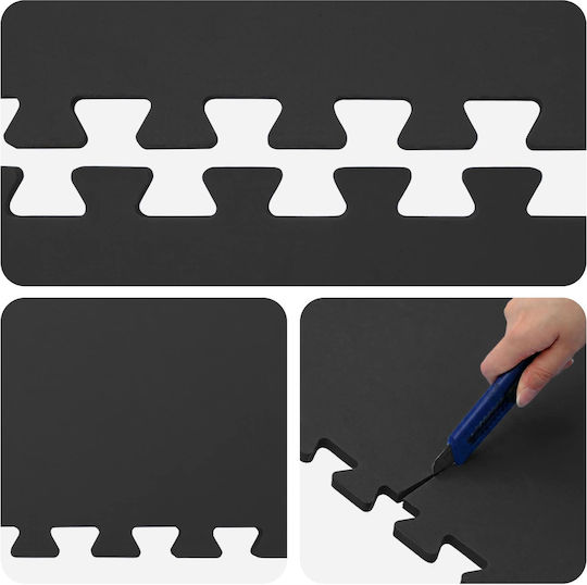 vidaXL Pool Accessories 60x60cm Black