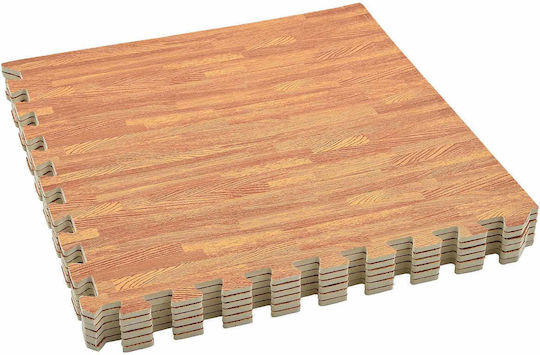 vidaXL Дървени Аксесоари за Басейн 60x60x1 см Кафяв