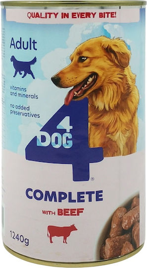 Alista Home Wet Dog Food With Beef 1240gr