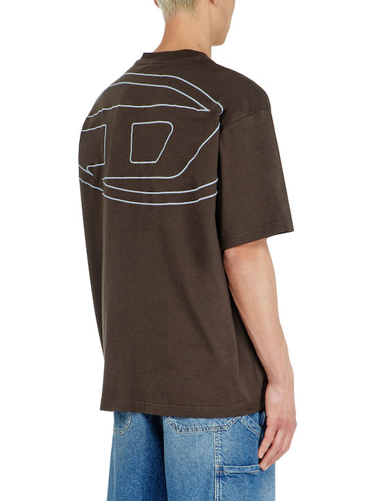 Diesel Oval D T-Shirt Braun