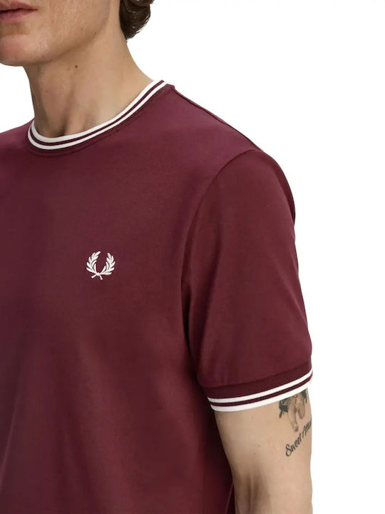 Twin Tipped T-Shirt Burgundisch