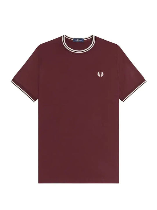 Twin Tipped T-Shirt Burgundisch