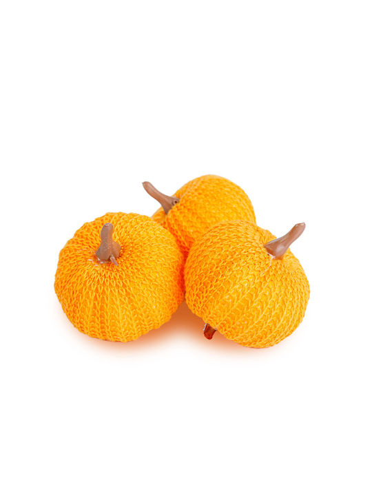 Set Decorativ Dovleci 3 Bucăți 6 Cm Clește Decorațiuni Textile