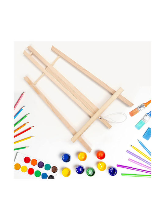 Set 4 Șevalete Din Lemn Belle Vous Înălțime 40cm Pânză 23x30cm Pliabil