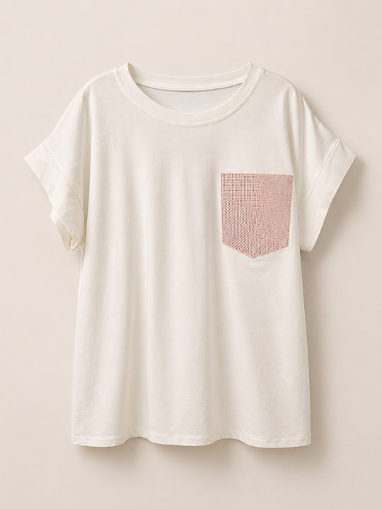 Γυναικείο T-shirt Λευκό