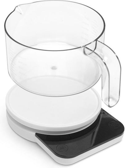 Alista Home Cântar de bucătărie digital cu cană gradată până la 3kg