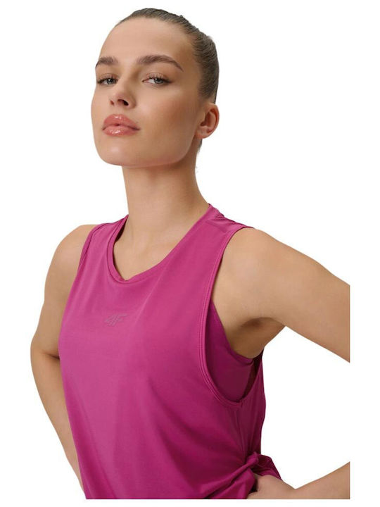 Bluza Damă Funcțională Fără Mâneci Fuchsia