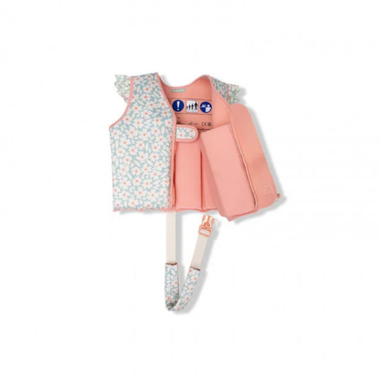 Fresk Swe-2024se1070 Essentials-green Flowers Swimming Vest Σωσίβιο Γιλέκο Κολύμβησης