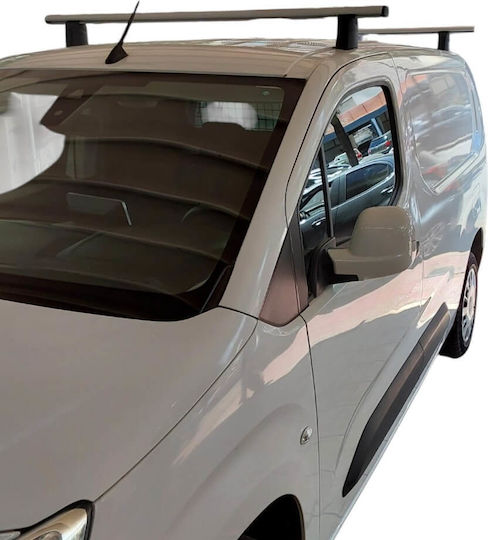Nordrive Aluminum Car Roof Bars for Opel Combo 2018+ Set with Roof Rack Legs MP OCOMBO 11