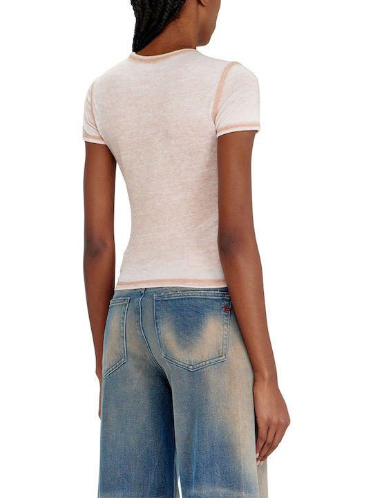Diesel T-Shirt Ροζ
