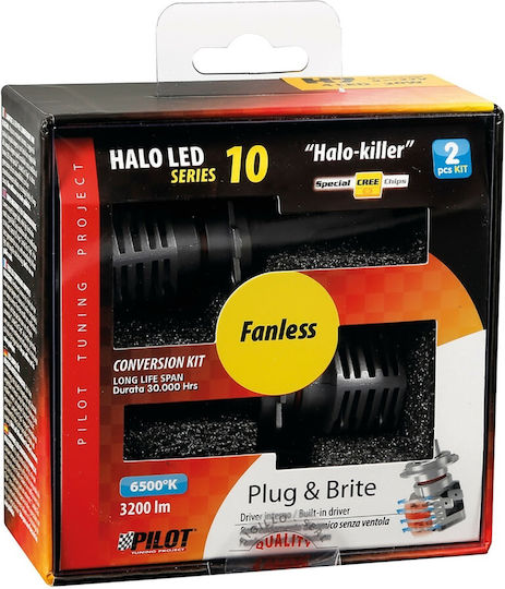 Lampa Car Lamps H7 LED 6500K Cold White 9-32V 20W 2pcs