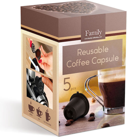 Alista Home Capsule Reîncărcabile Compatibile cu Mașina Nespresso 5caps