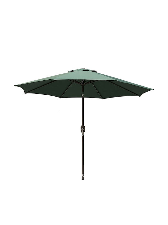 Umbrelă Rotundă Din Aluminiu Verde Φ2.7m