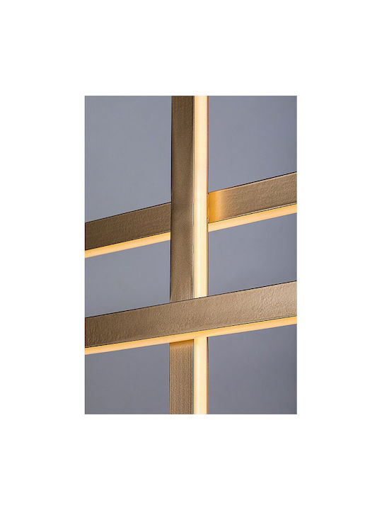Rabalux Black LED Pendant Ceiling Light with Warm White Light Rail 117cm