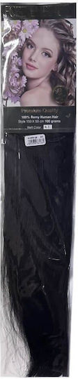Τρέσα Φυσική Τρίχα Remy 100g 50cm #1 Forever Beauty