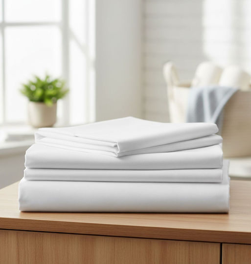 Hotel Sheet 220x260cm 80% Cotton 20% Polyester 144tc 18-3-220