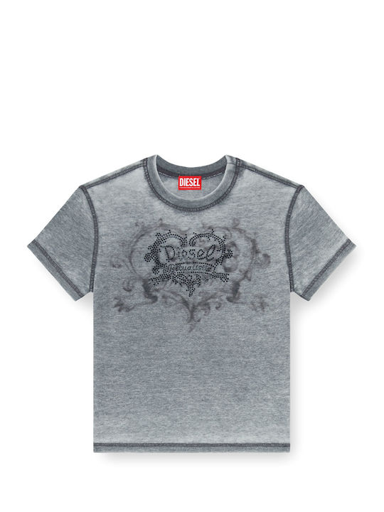 Дамско T-shirt Сиво