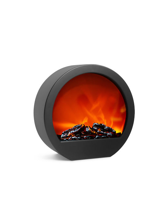 Alista Home Lămpi Decorative Pentru Masă LED Alb Cald Șemineu 35x12x38cm