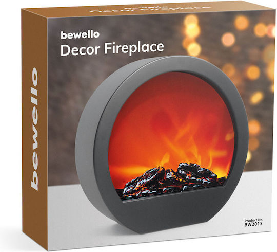 Alista Home Lămpi Decorative Pentru Masă LED Alb Cald Șemineu 35x12x38cm