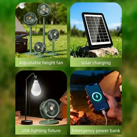 Roza Fan for Mobile Phone USB / Electric and Power Bank Black