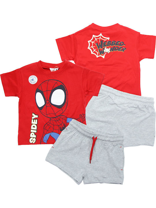 Kinderbekleidungssets mit Sommer Shorts 2 Stück Rot