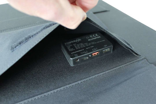 PowerPlus Foldable Solar Panel Charger 80W with USB Output for Car Batteries ENS0211