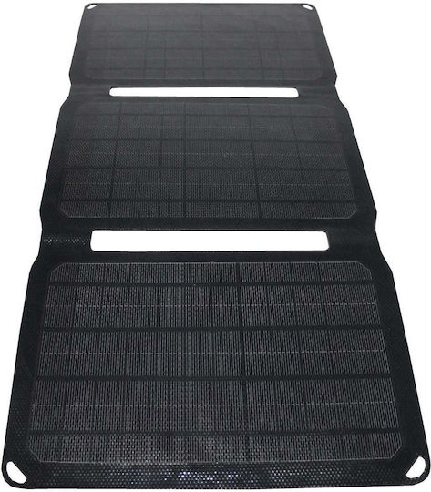PowerPlus Foldable Solar Panel Charger 20W with USB Output for Portable Devices ENS0227