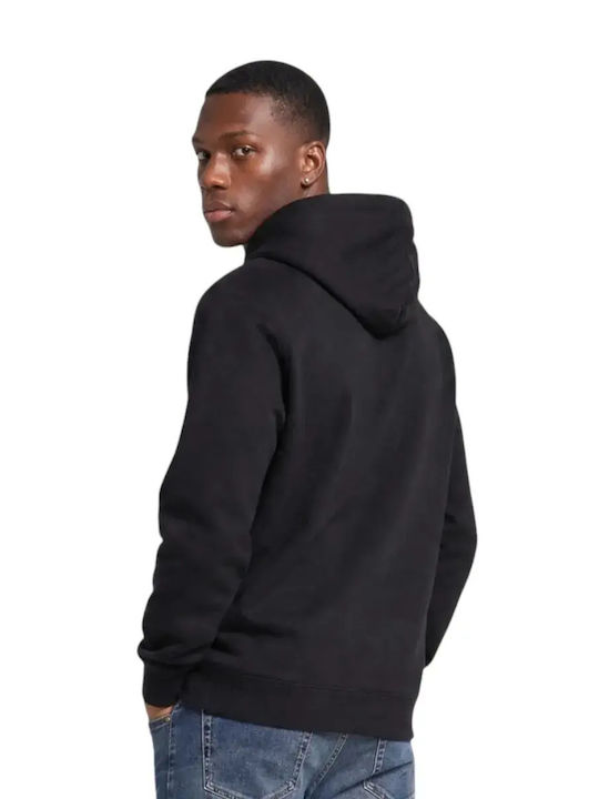 Calvin Klein Hanorac Negru Cu Glugă