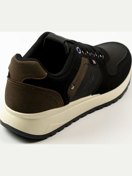 Suede Ανδρικά Casual Παπούτσια Μαύρα