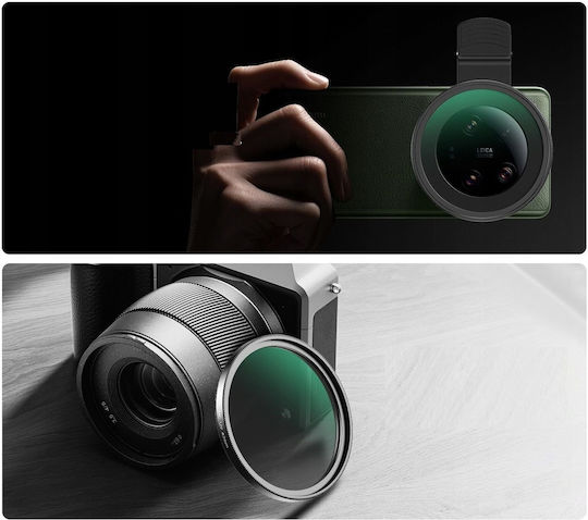 Apexel CPL / UV / Filter Adapter 67mm Diameter for Camera Lenses