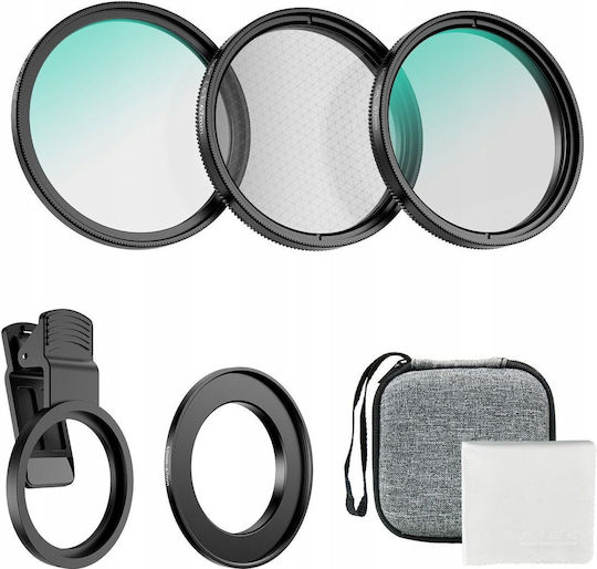 Apexel CPL / UV / Filter Adapter 67mm Diameter for Camera Lenses