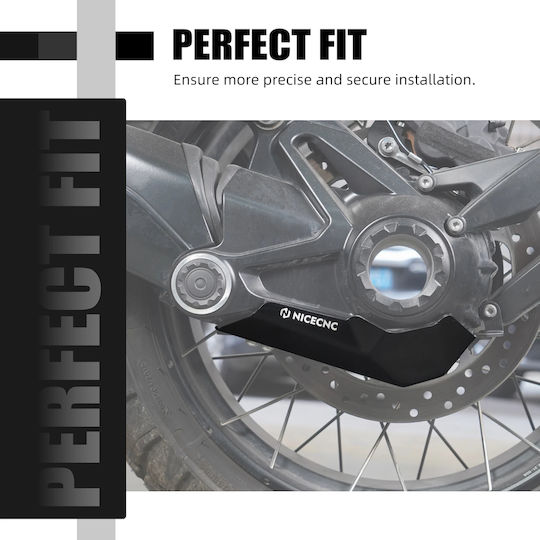 Protecție Transmisie Finală Nicecnc Bmw R1200gs R1250gs Adventure Negru