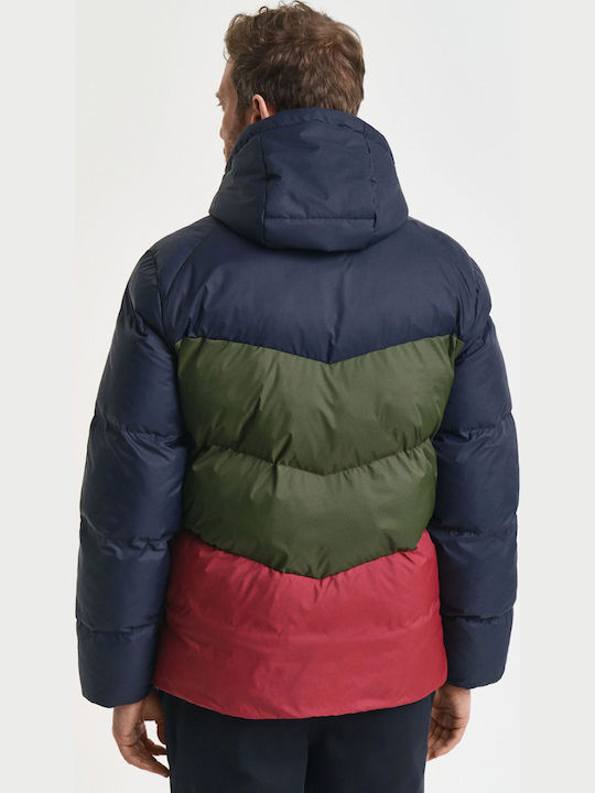 Μπουφάν Puffer Αδιάβροχο Evening Blue