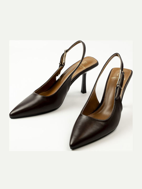 Spitze Zehe Pumps Braune