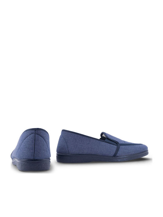 Winter Men's Blue Slippers