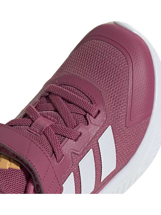 Fortarun 4.0 Kinder Sportschuhe Laufen mit Schnürsenkeln Fuchsie