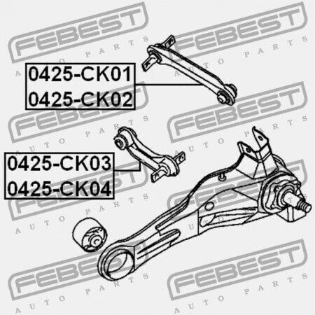 Linke Hintere Querstange Mitsubishi Lancer Mirage Cj-cp 1995.08-2000.08 Jpn Mr491347
