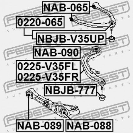 Bară Frontală Dreaptă Nissan 350z Z33 2002.06-2008.10 Us 54468-cd00c